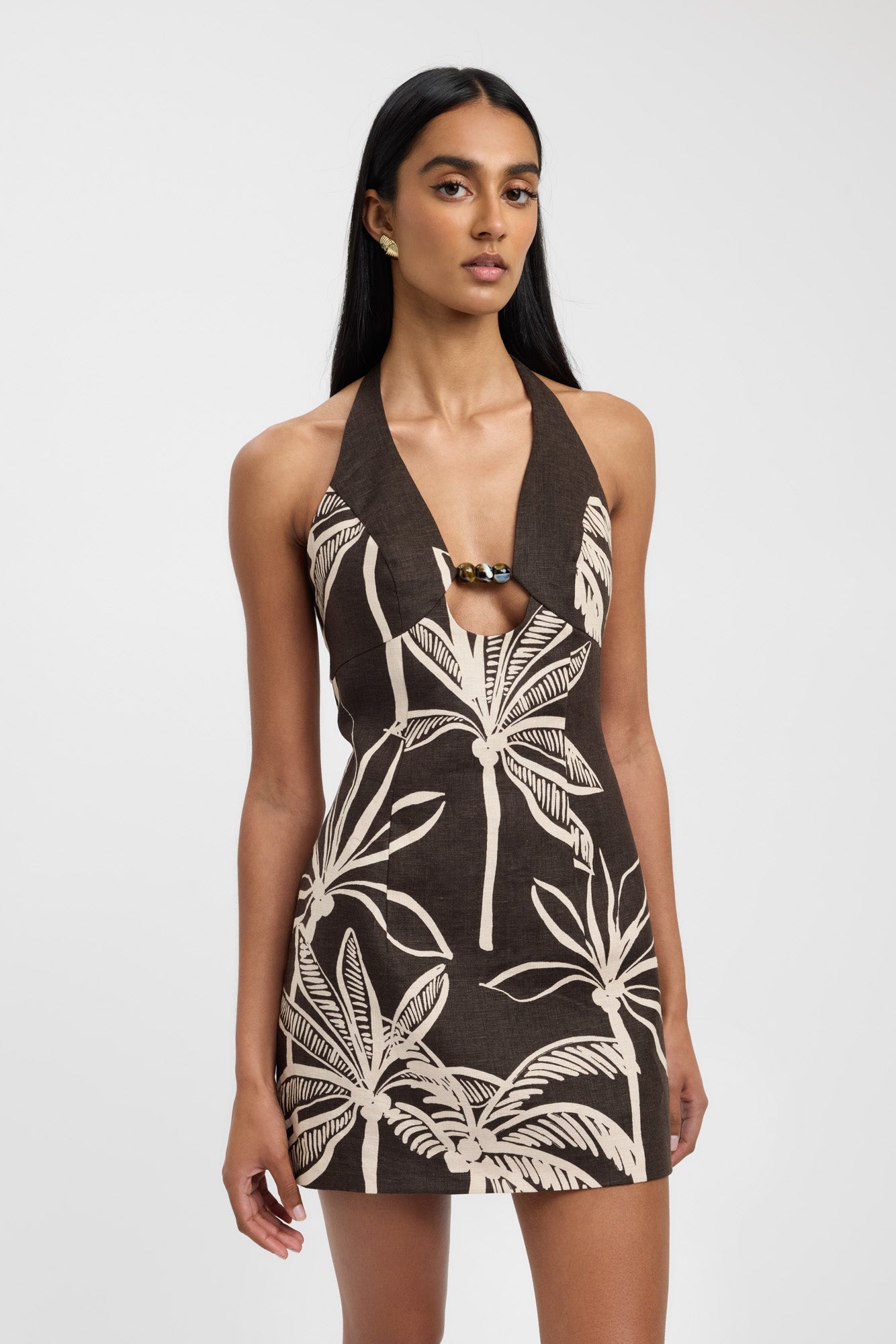 Palm Springs Bead Mini Dress